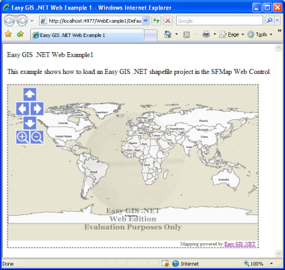 Easy GIS .NET - Developer Resources. Loading an Easy GIS .NET project ...